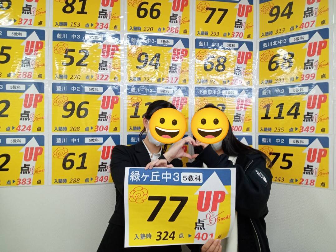 テスト結果出ました！