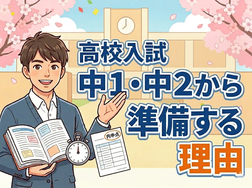 内申点は「中3で急に上がらない」からこそ、今やるべきこと